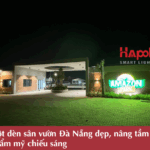 Cột đèn sân vườn Đà Nẵng đẹp, nâng tầm thẩm mỹ chiếu sáng