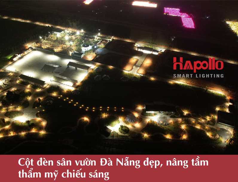 Dự án đèn sân vườn Hapollo đã thi công