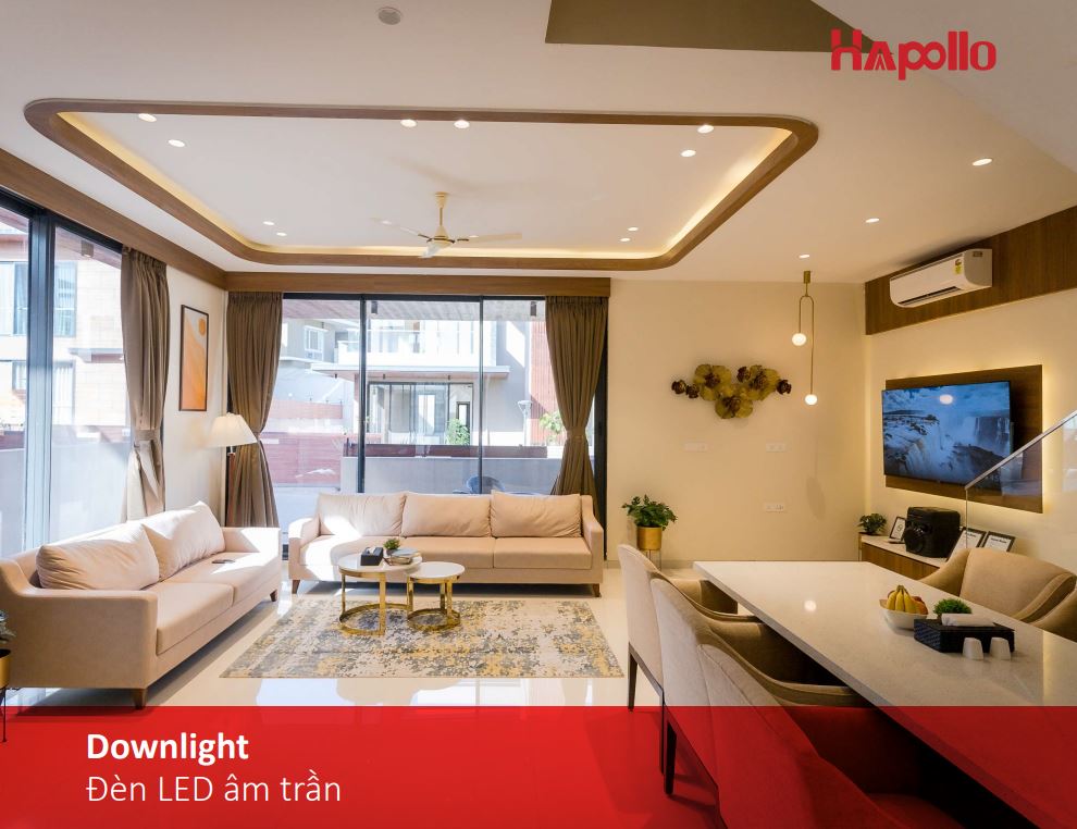 Đèn led âm trần