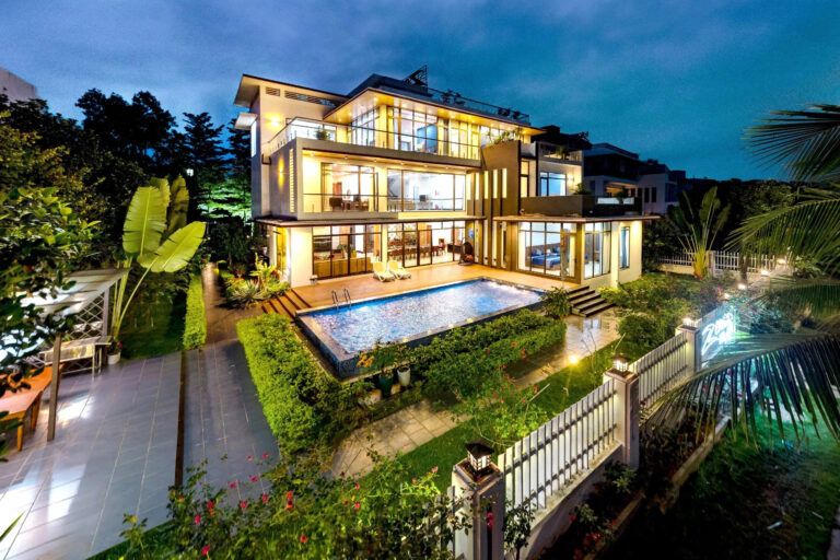 Đèn biệt thự Đà Nẵng - Hapollo làm đẹp không gian sống
