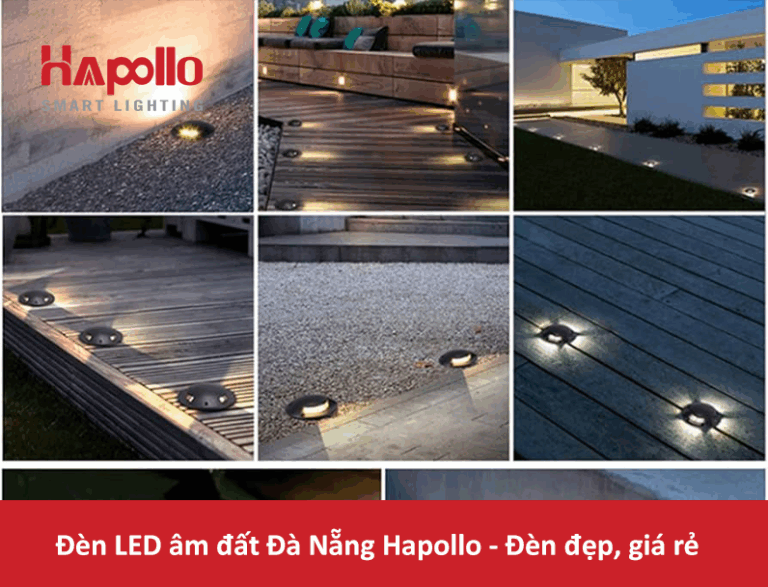 Đèn LED âm đất Đà Nẵng Hapollo - Đèn đẹp, giá rẻ