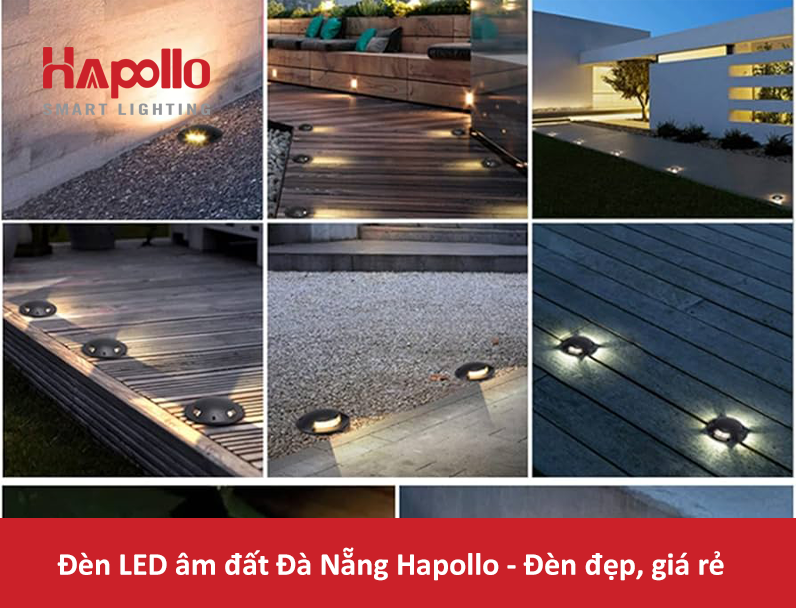 Đèn LED âm đất Đà Nẵng Hapollo - Đèn đẹp, giá rẻ