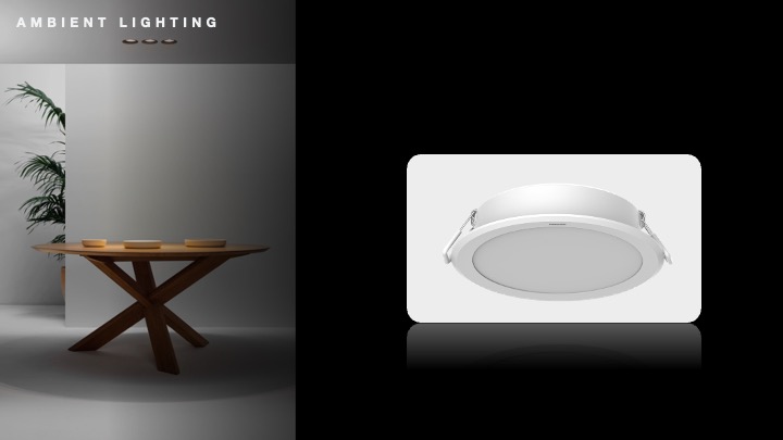 Các loại đèn chiếu sáng cho không gian nội thất Đèn Downlight: